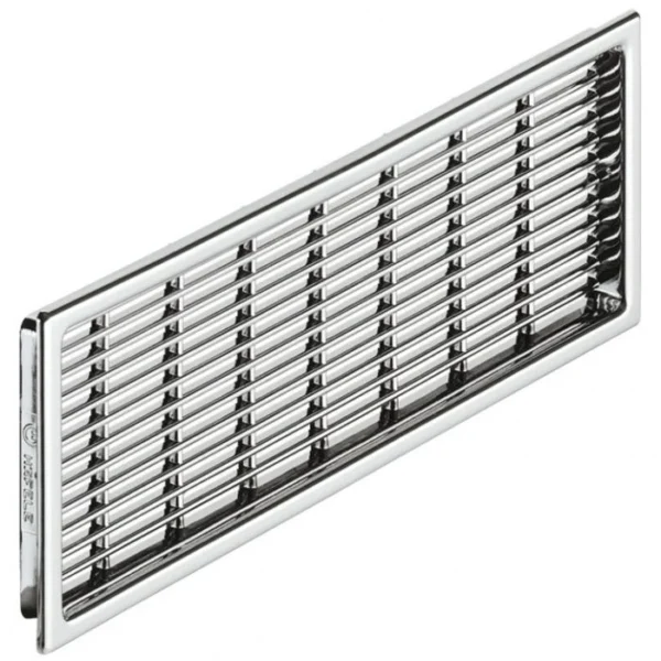 Recessed Vent 170 x 42 mm Polished Chrome - Image 3